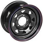 Off-Road-Wheels Black 7x16 5*139,7 Et:25 Dia:98 Black